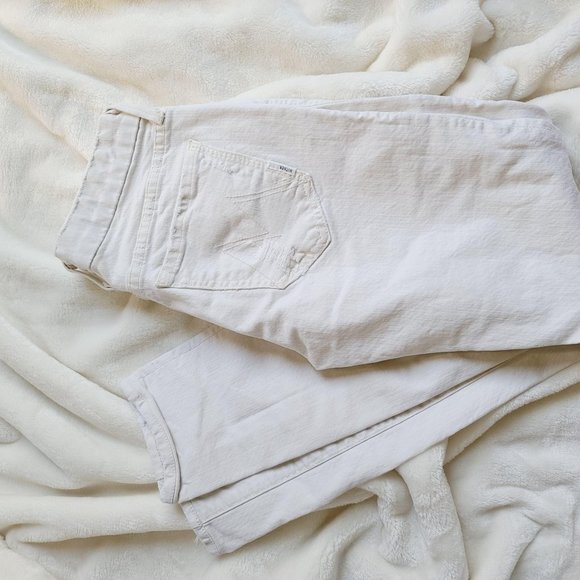 Mother The Looker Jeans in Cream for a Day Size 25 - Picture 4 of 11